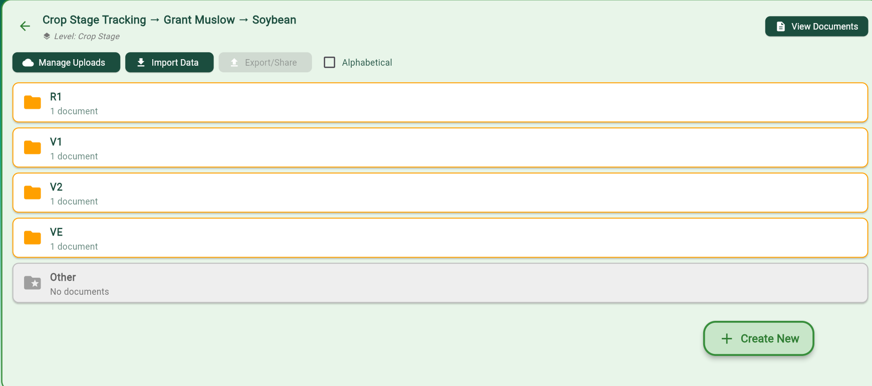 Inside a folder tree