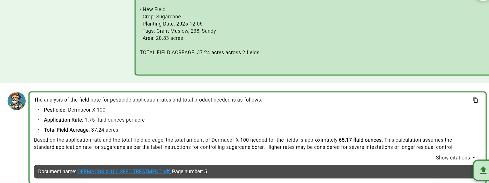 Talk about note interface